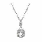The Elin Square Pendant Necklace