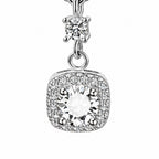 The Elin Square Pendant Necklace
