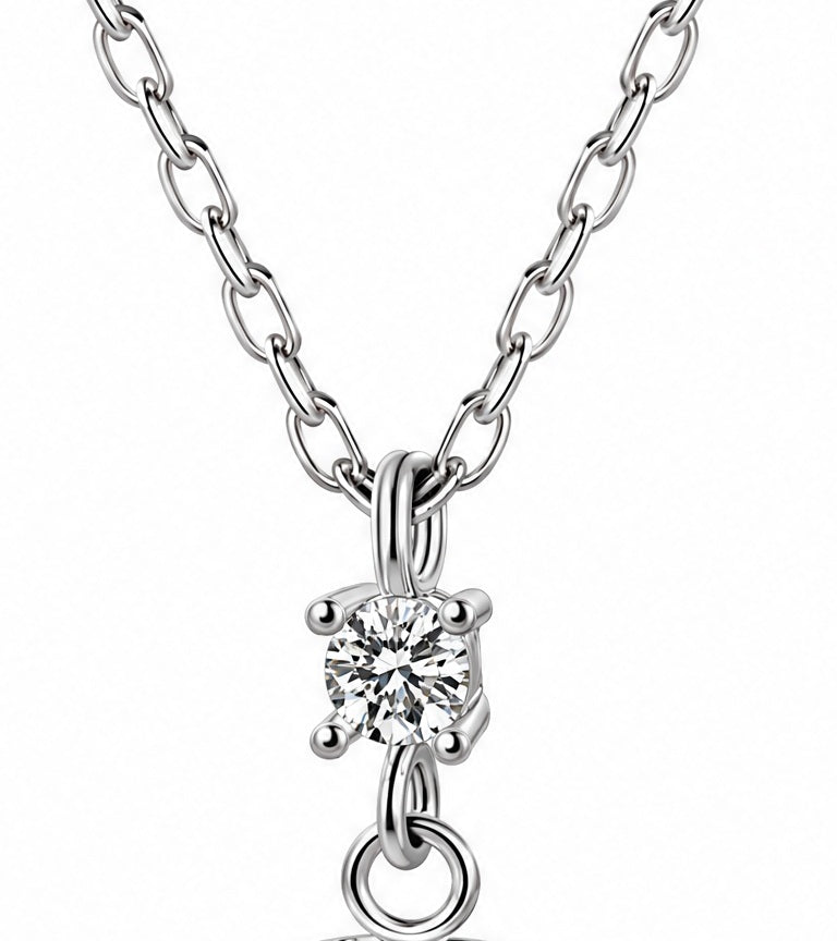 The Elin Square Pendant Necklace